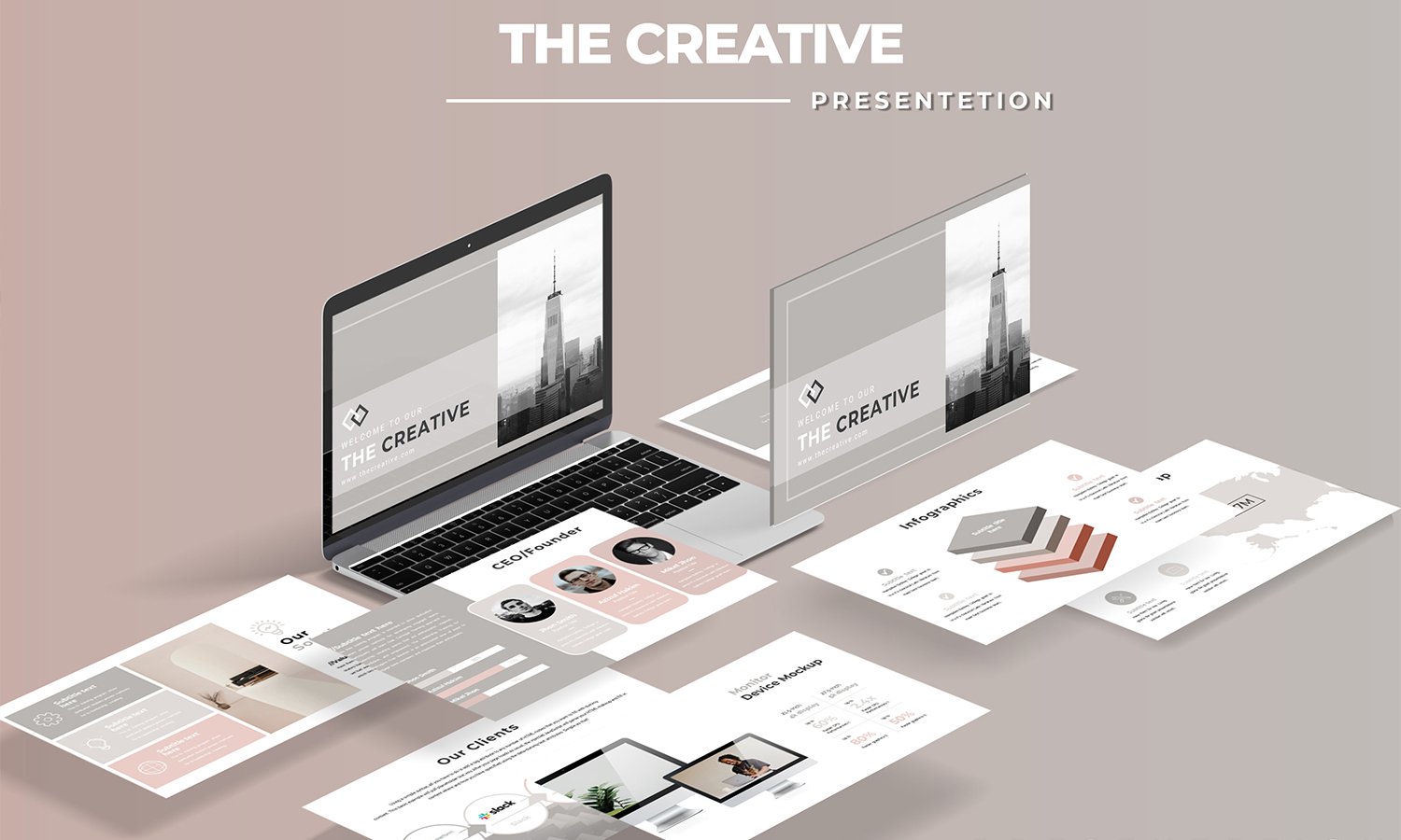 Template #396037 Template Powerpoint Webdesign Template - Logo template Preview