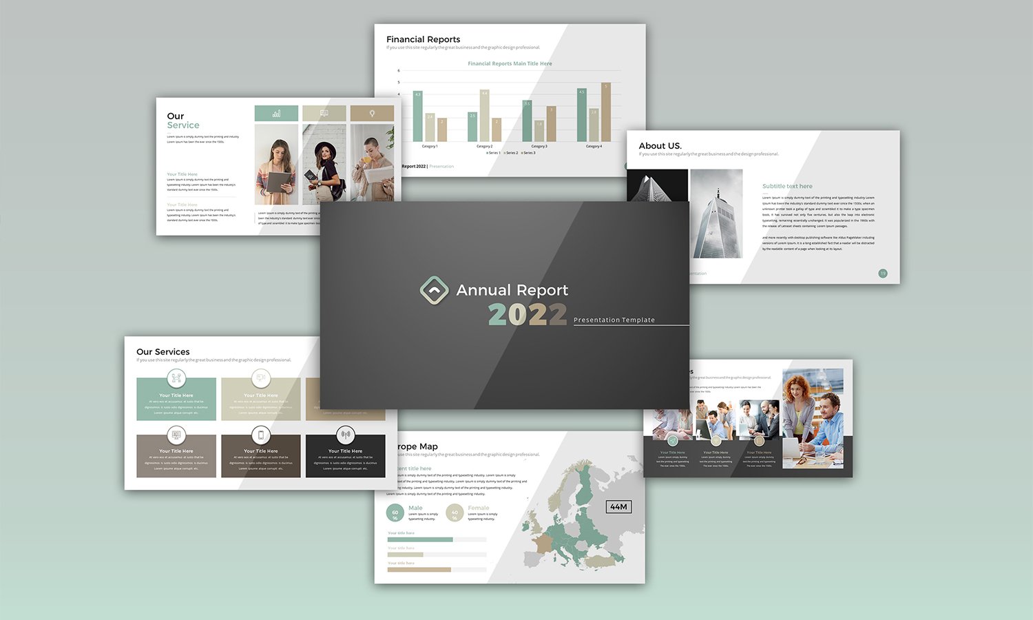 Template #396038 Template Powerpoint Webdesign Template - Logo template Preview