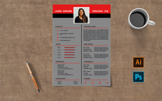 Creative and Modern CV template