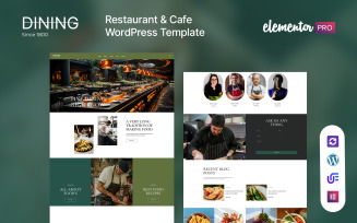 Dining - Restaurant Or Cafe Elementor WordPress Theme