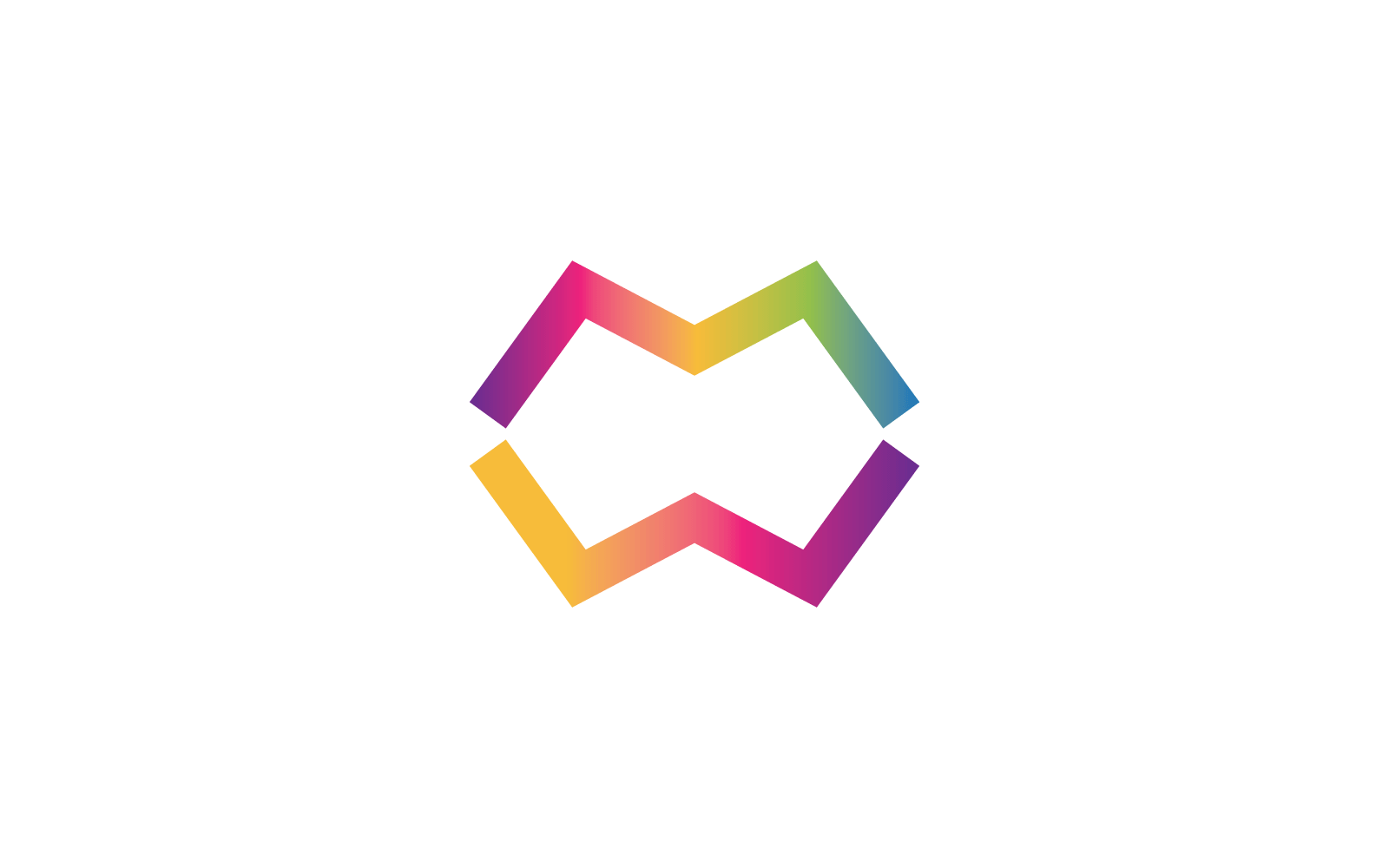 Modern Initial M and w, letter, alphabet font logo vector design