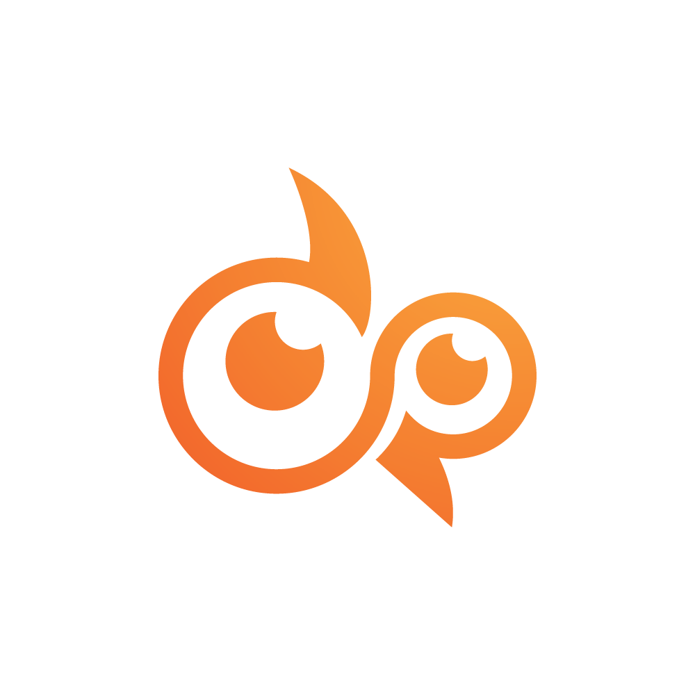 Owl bird logo vector icon flat design template