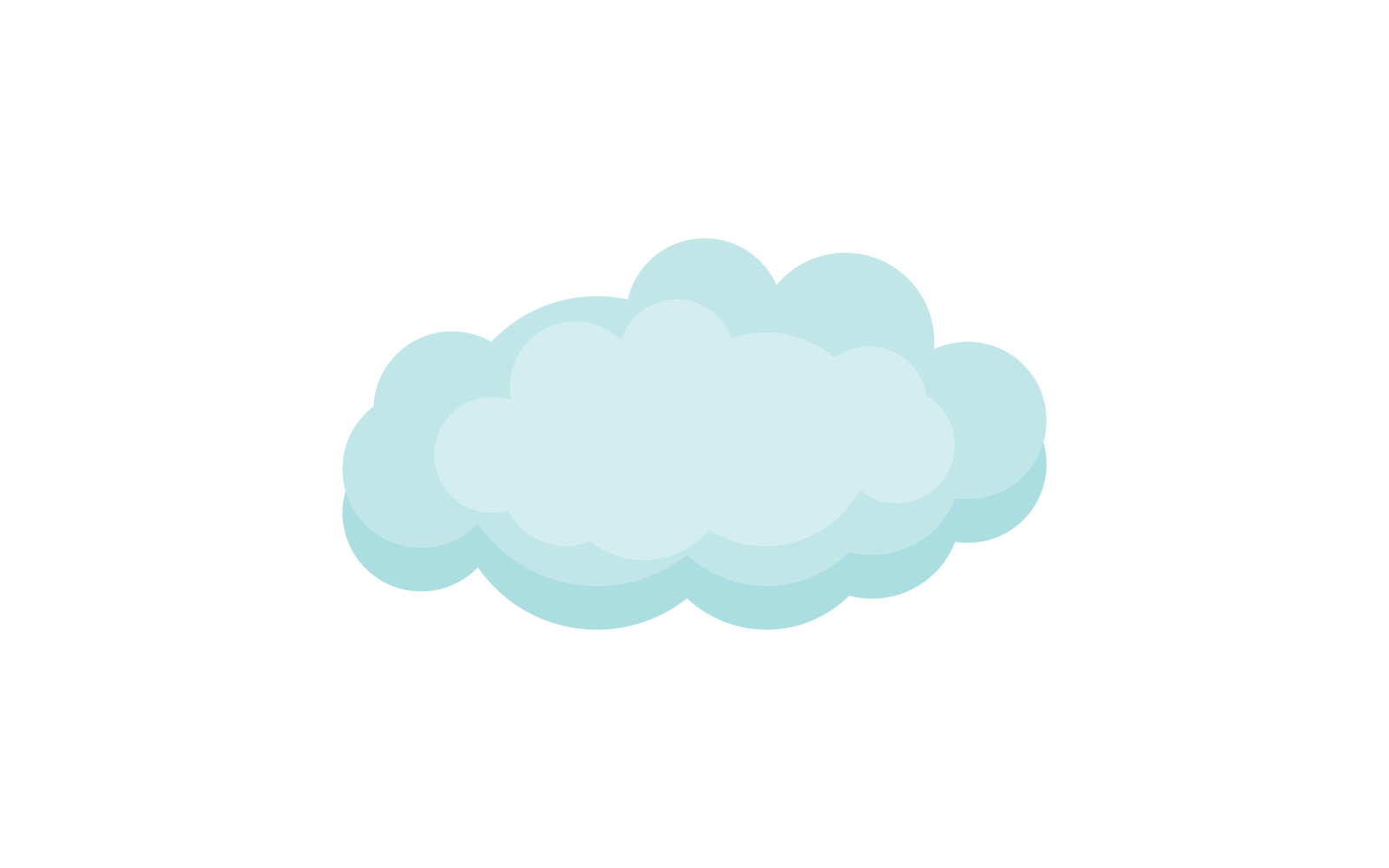 Cloud logo design illustration vector template