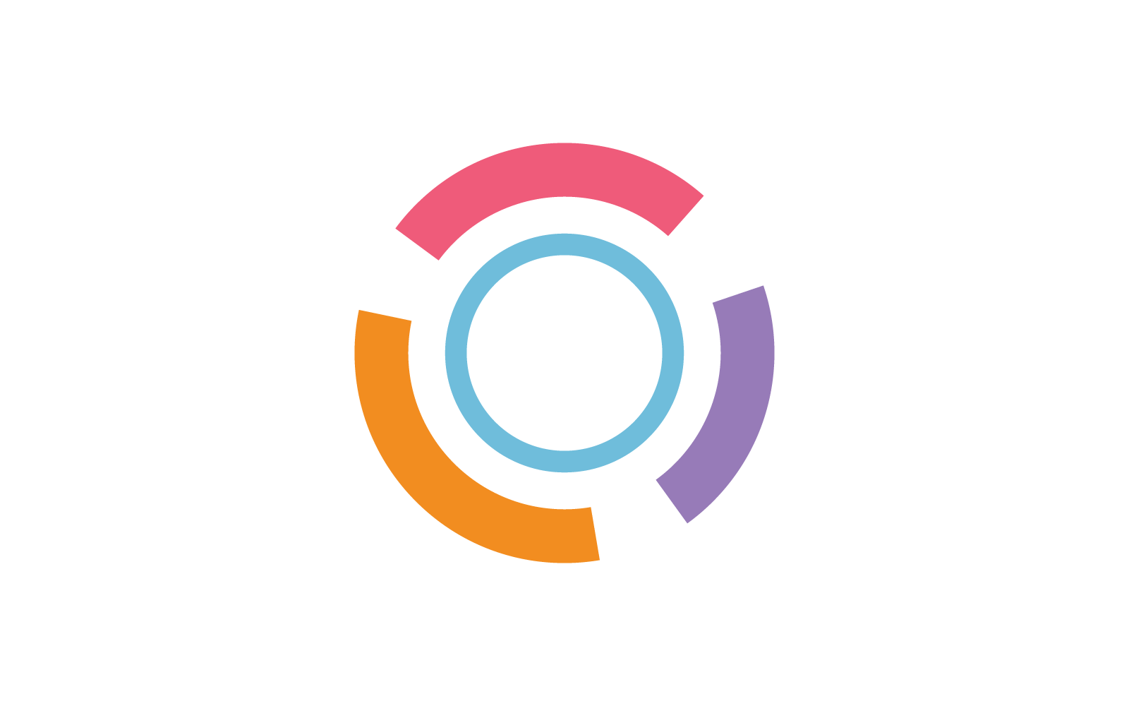 Color circle logo template vector design template