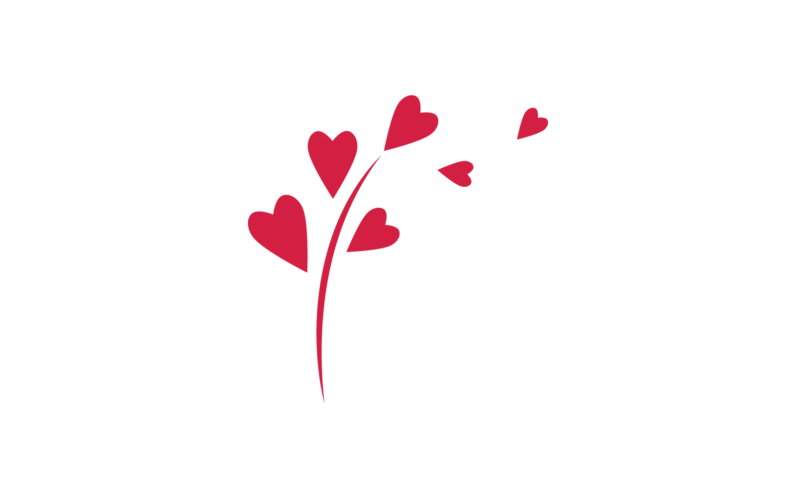 Love logo vector icon flat design template