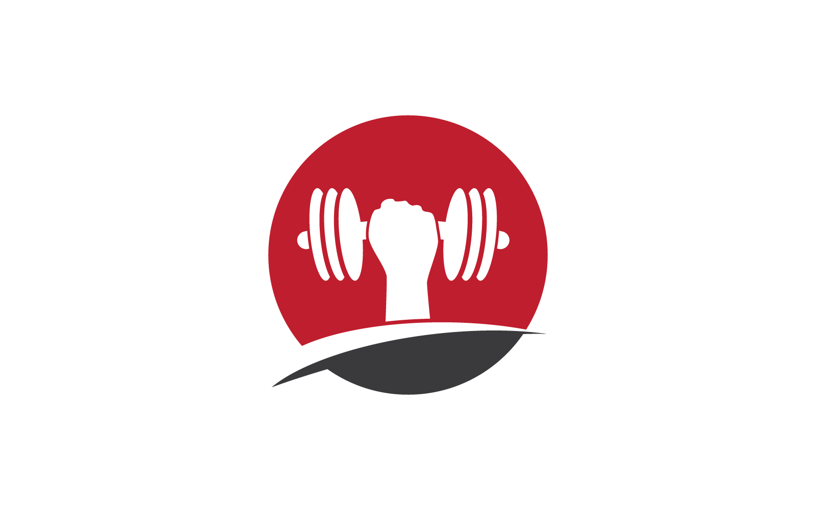 Gym logotyp illustration vektor formgivningsmall