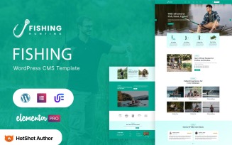 Fishing Hunting - Fishing and Hunting Club WordPress Theme