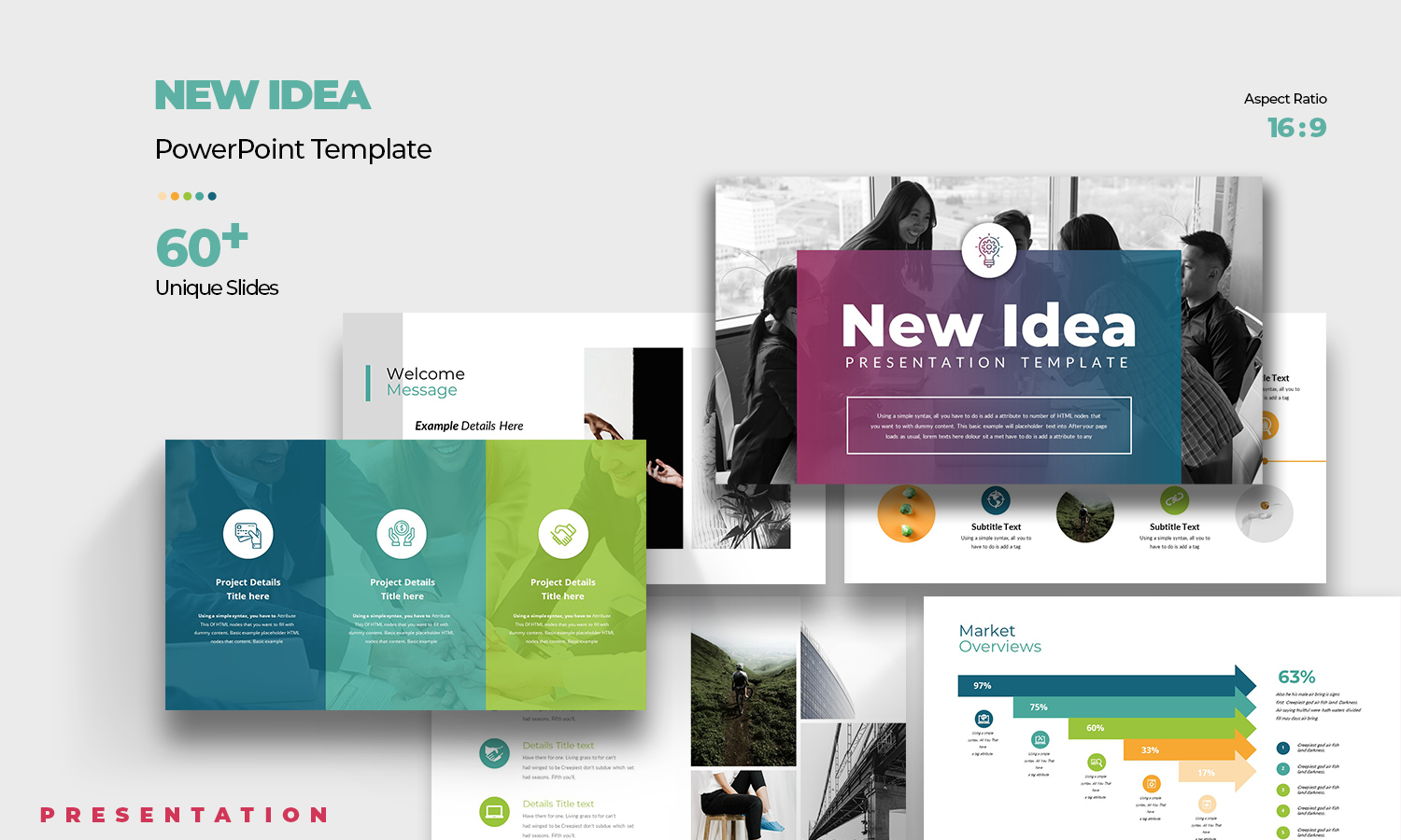 Kit Graphique #396415 Template Powerpoint Web Design - Logo template Preview
