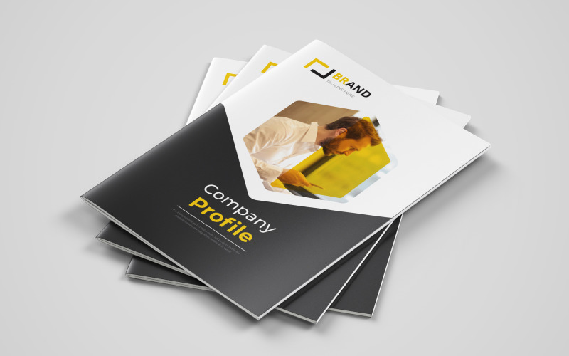 Bi-Fold Brochure Template Corporate Identity