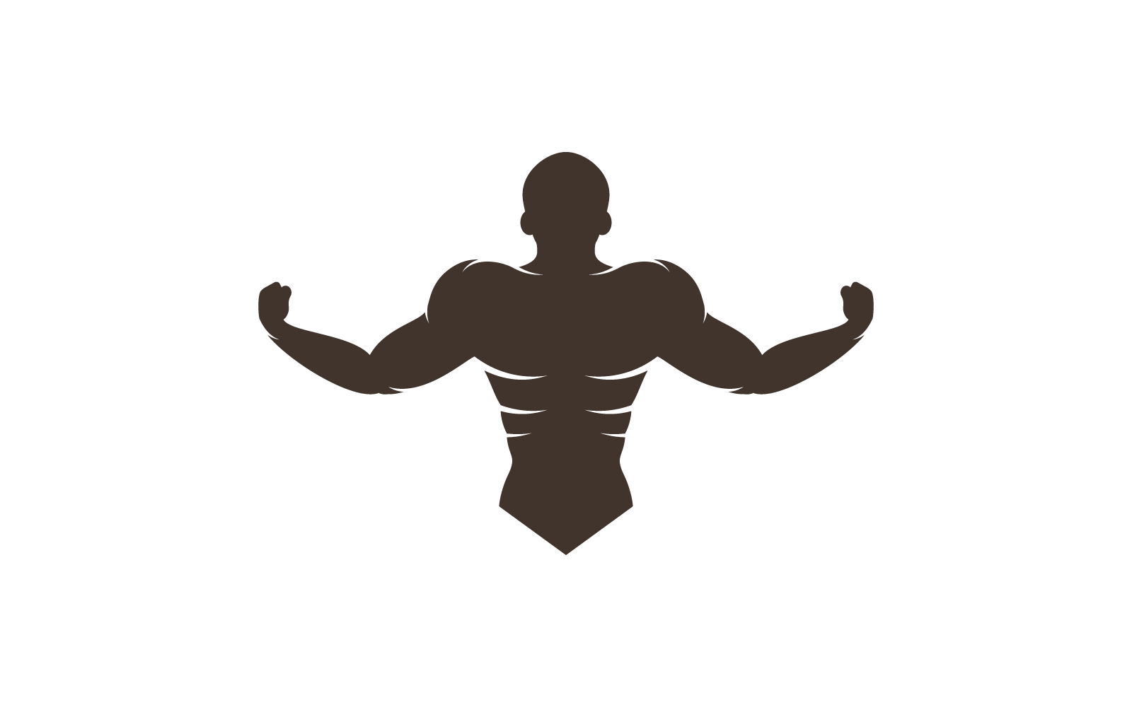Gym illustration logo design vector template