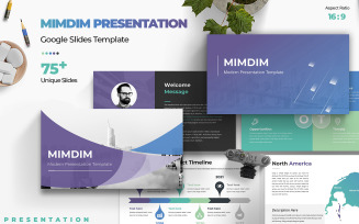MimDim Presentation Google Slides Template