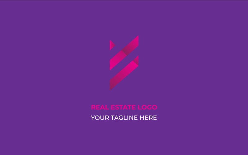 Real Estate Iconic Logo Design Logo Template
