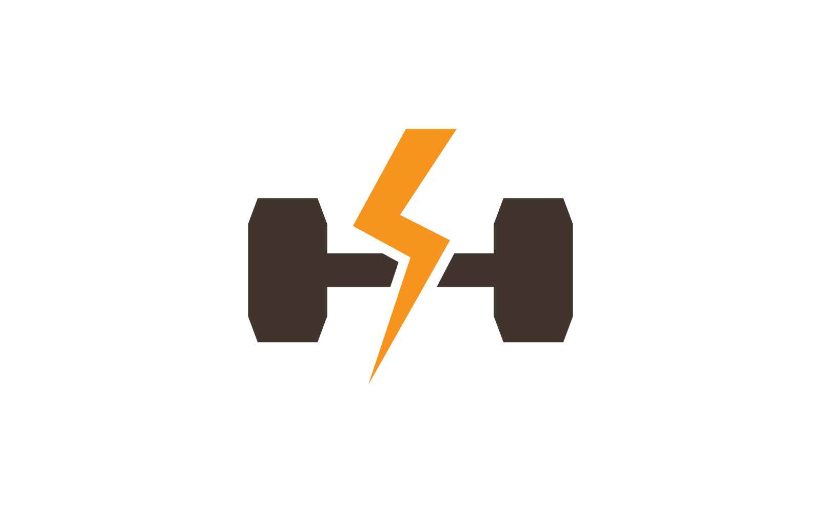 Шаблон дизайна векторной иконки логотипа спортзала