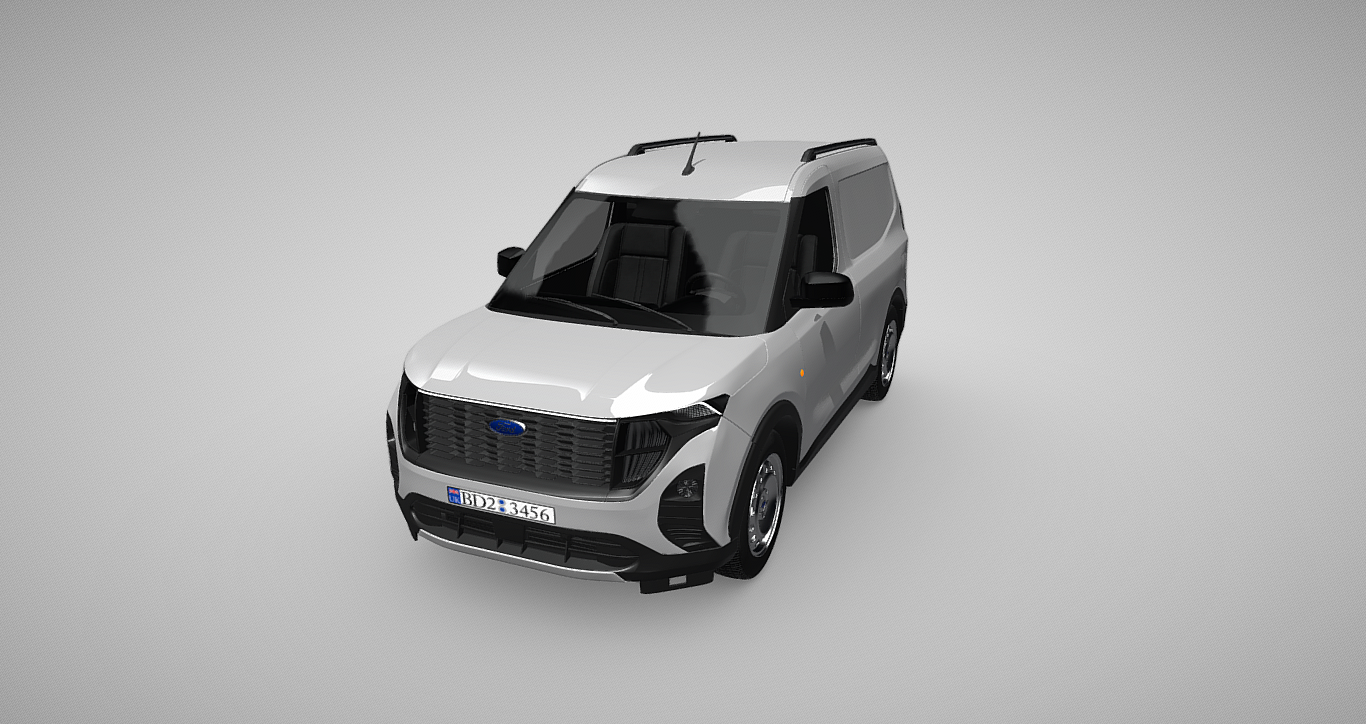 All-New Ford Transit Courier Active: Dynamic 3D Model for Professional Visualization