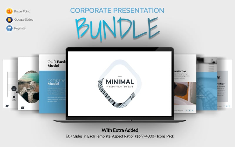 Multiperpose Corporate Presentation Bundle PowerPoint Template