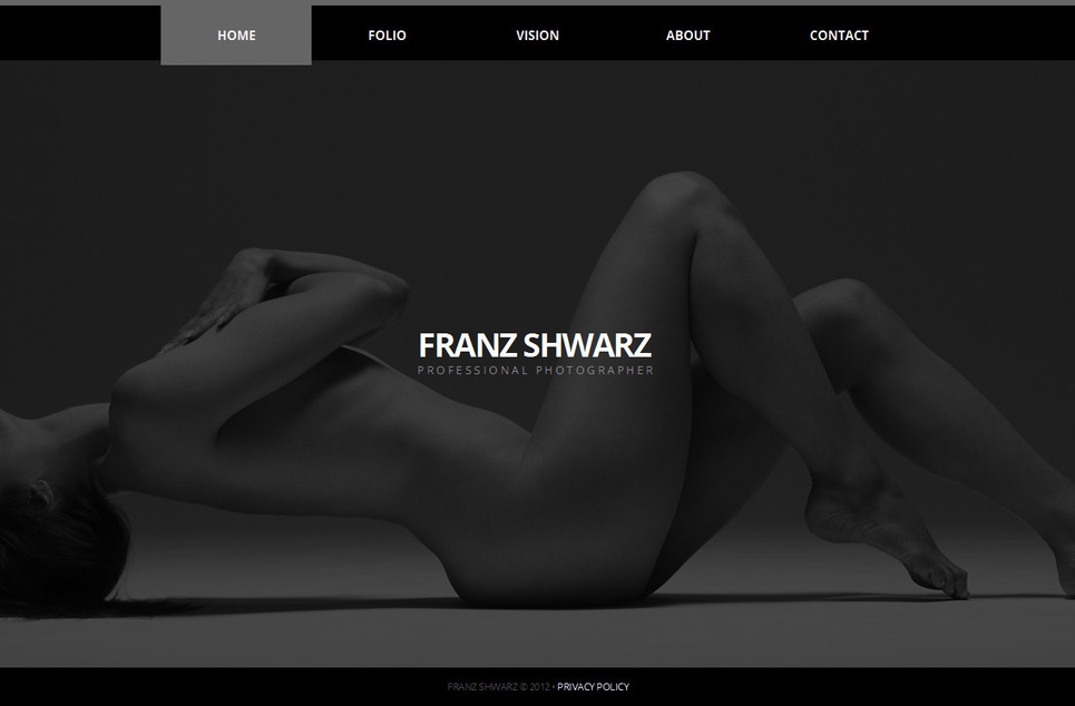 Photographer's Website Template with jQuery Gallery - image