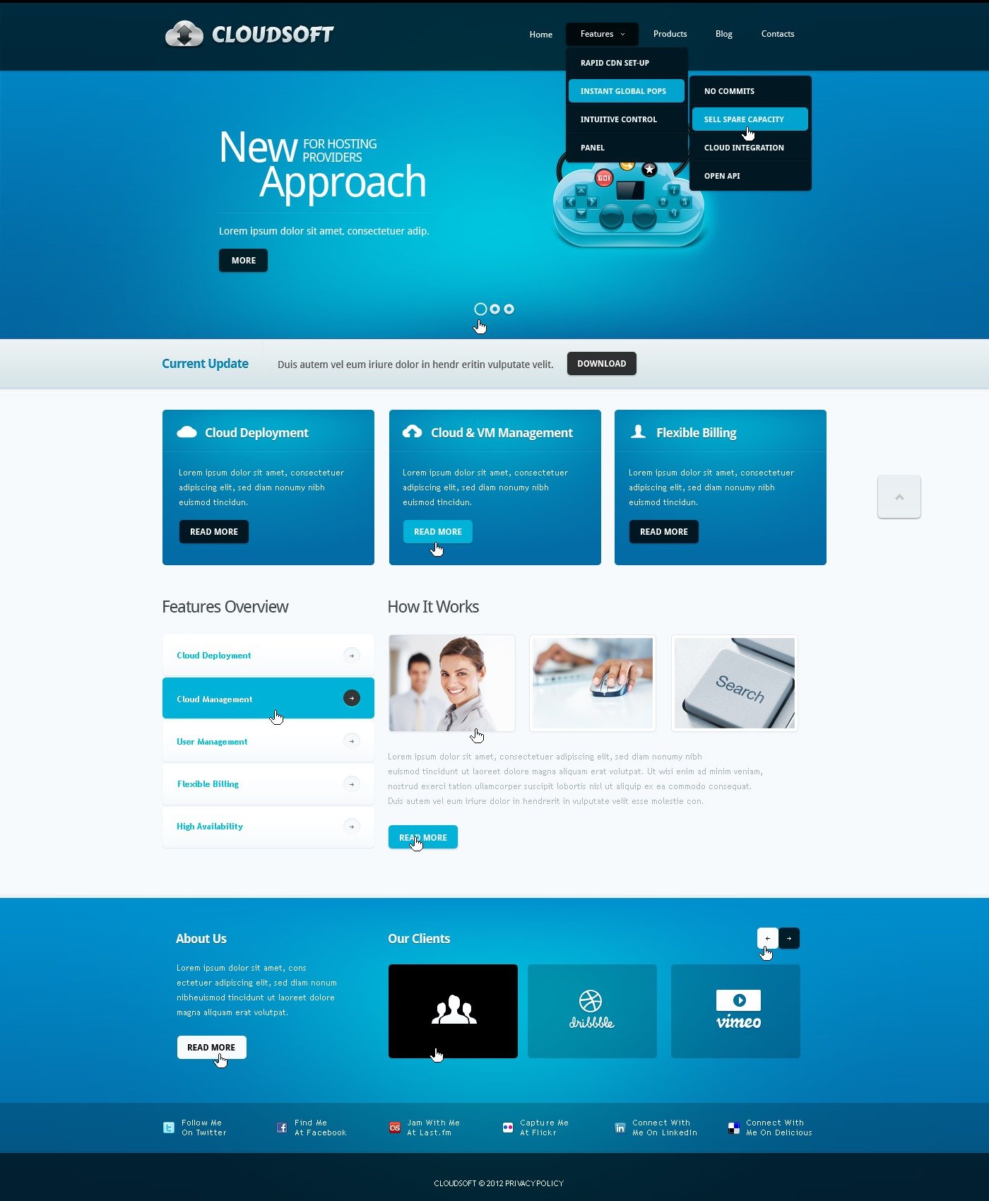  Software  Company Drupal Template 39724