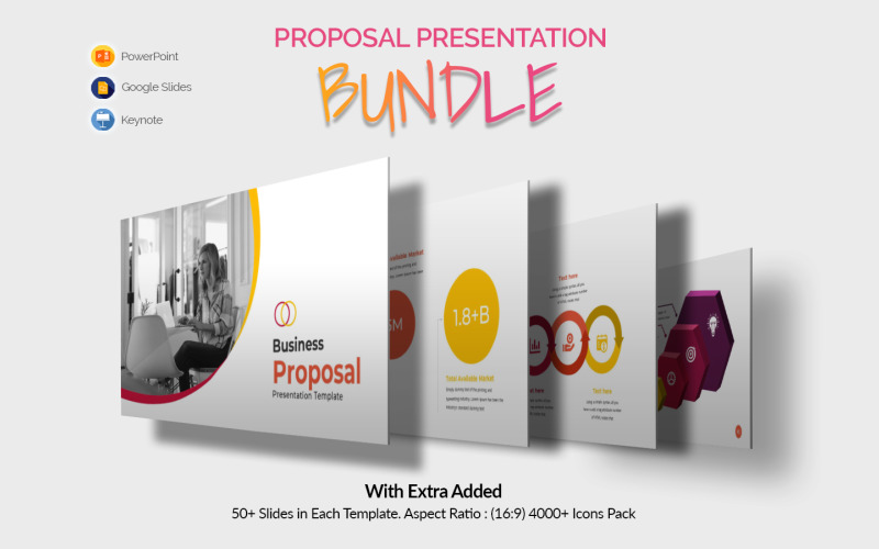 Business Proposal Presentation Bundle PowerPoint Template