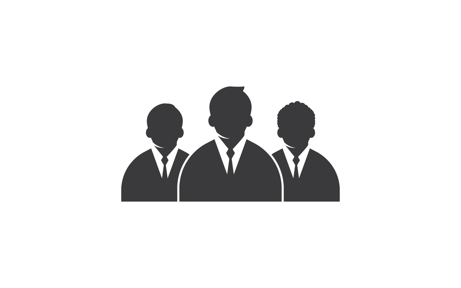Businessman logo illustration vector flat design