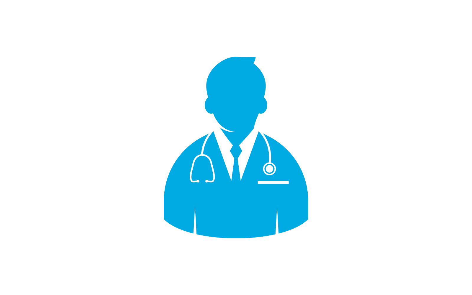 Illustration of health workers,doctor flat design Logo Template