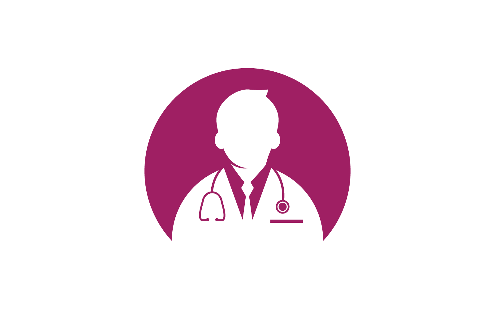 Illustration of health workers,doctor vector design template Logo Template