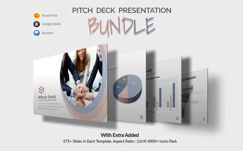 Pitch Deck Presentation Bundle PowerPoint Template
