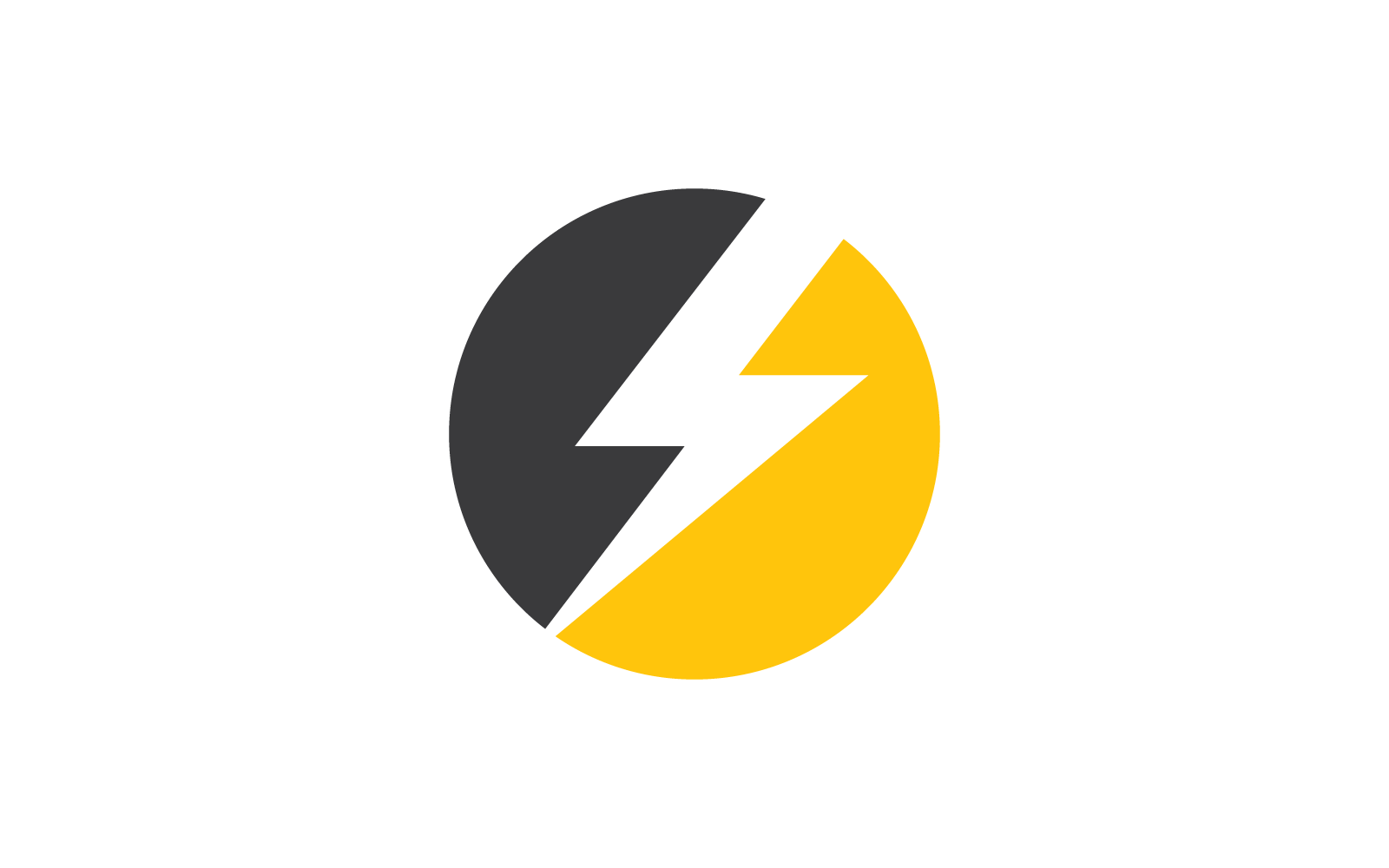 Power lightning logo illustration vector template design