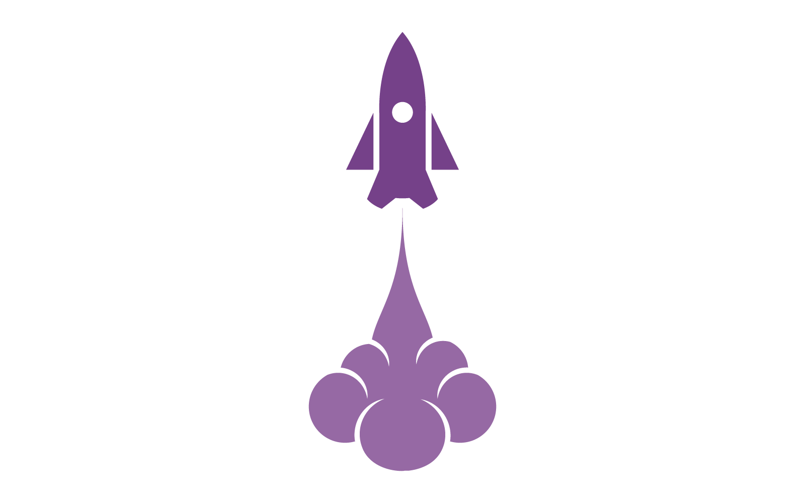 Raket ilustration logo vector pictogram ontwerpsjabloon