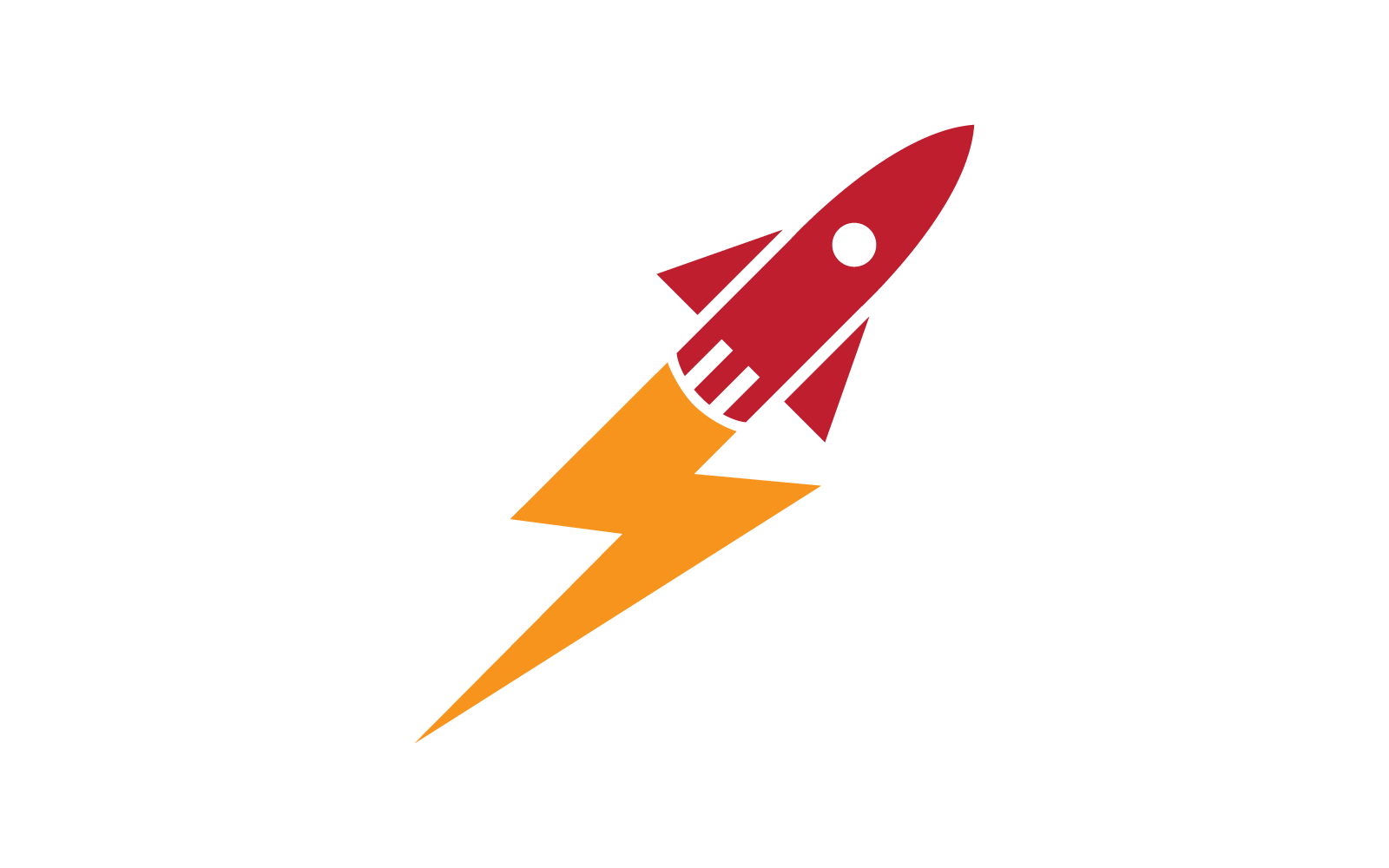 Rocket ilustration logo vector icon template eps 10