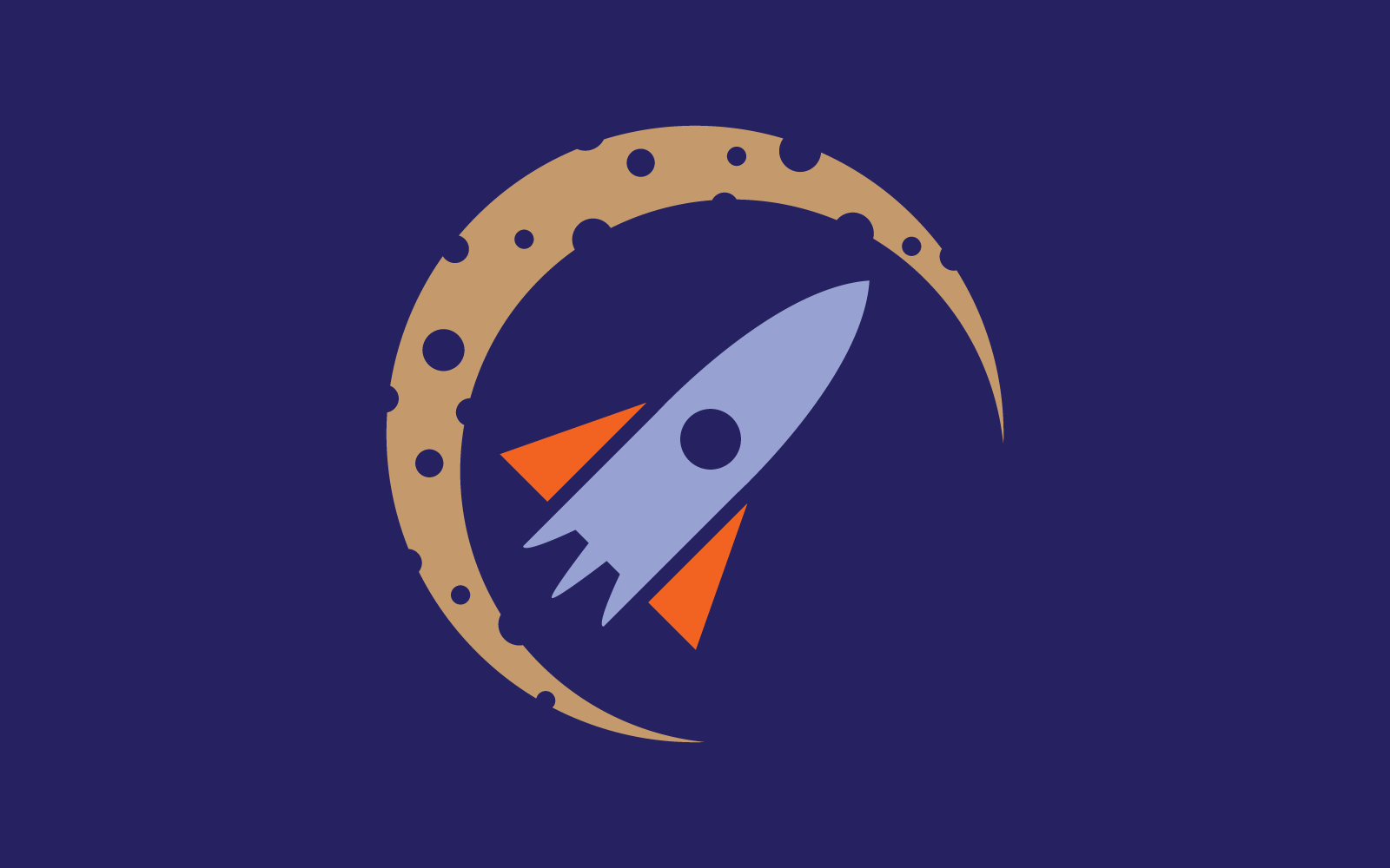 Rocket ilustration logo vector icon template Logo Template