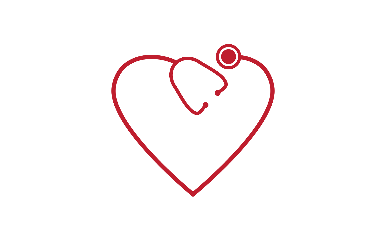 Stetoskop-Logo-Symbol-Vektor-Design-Vorlage