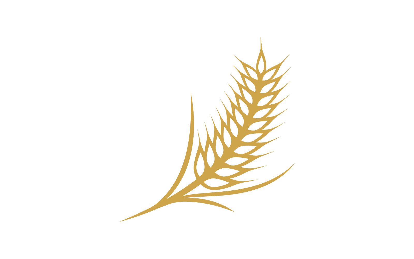 Tarwe Logo vector illustratie ontwerp