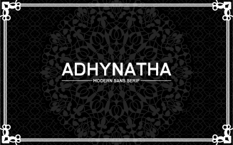 Adhynatha - Modern Sans Serif