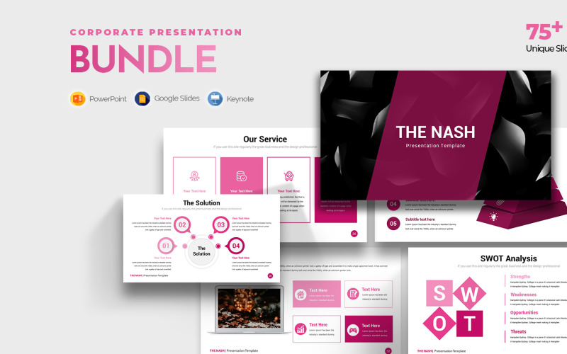 Corporate Presentation Bundle for Business PowerPoint Template