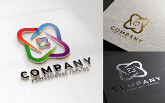 Creative Colorful Abstract Logo Design Template