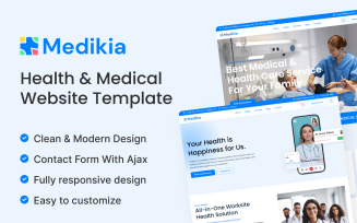 Medikia - Health & Medical HTML Template