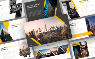 Orlova – SEO Agency PowerPoint Template