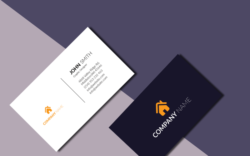 Simple and Elegant Business Card Template Corporate Identity