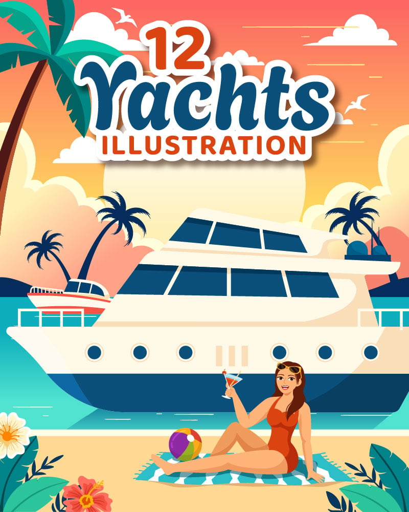 Kit Graphique #397246 Yachts Yacht Divers Modles Web - Logo template Preview