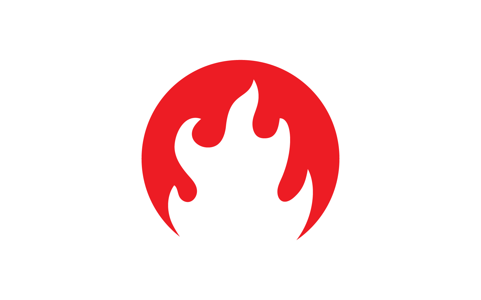 Brand vlam Logo vector, olie, gas en energie vector sjabloon