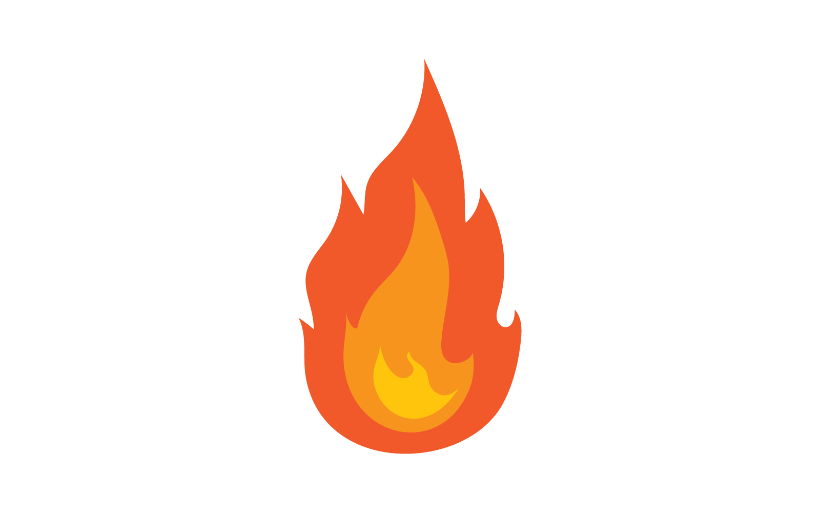 Fire flame , Oil, gas and energy logo concept