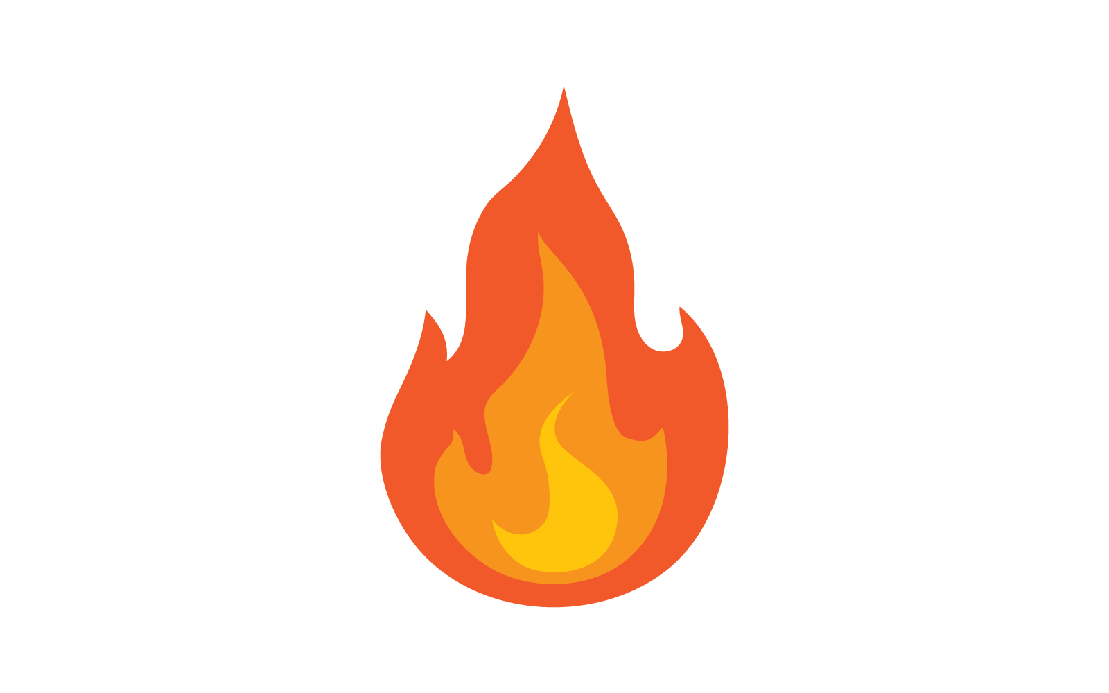 Fire flame vector, Oil, gas and energy logo