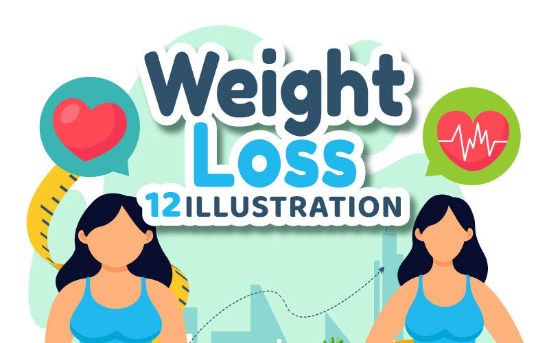 12 Weight Loss Illustration