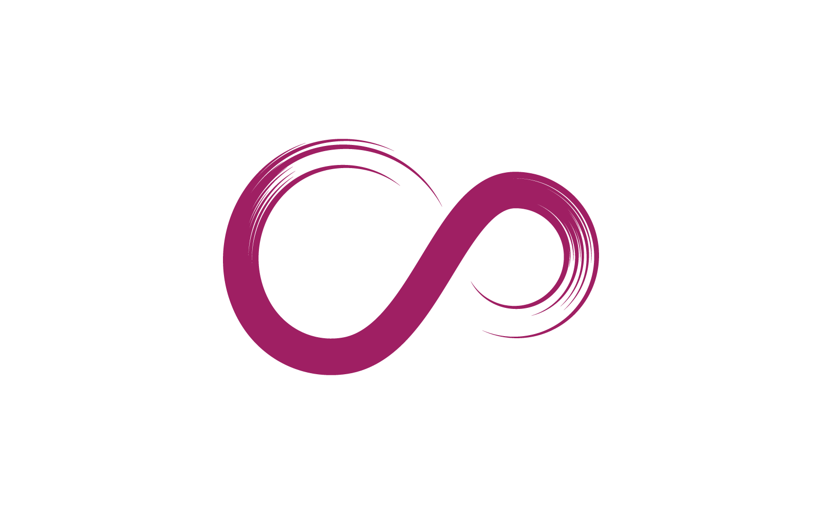 Infinity illustration logo template vector flat design eps 10