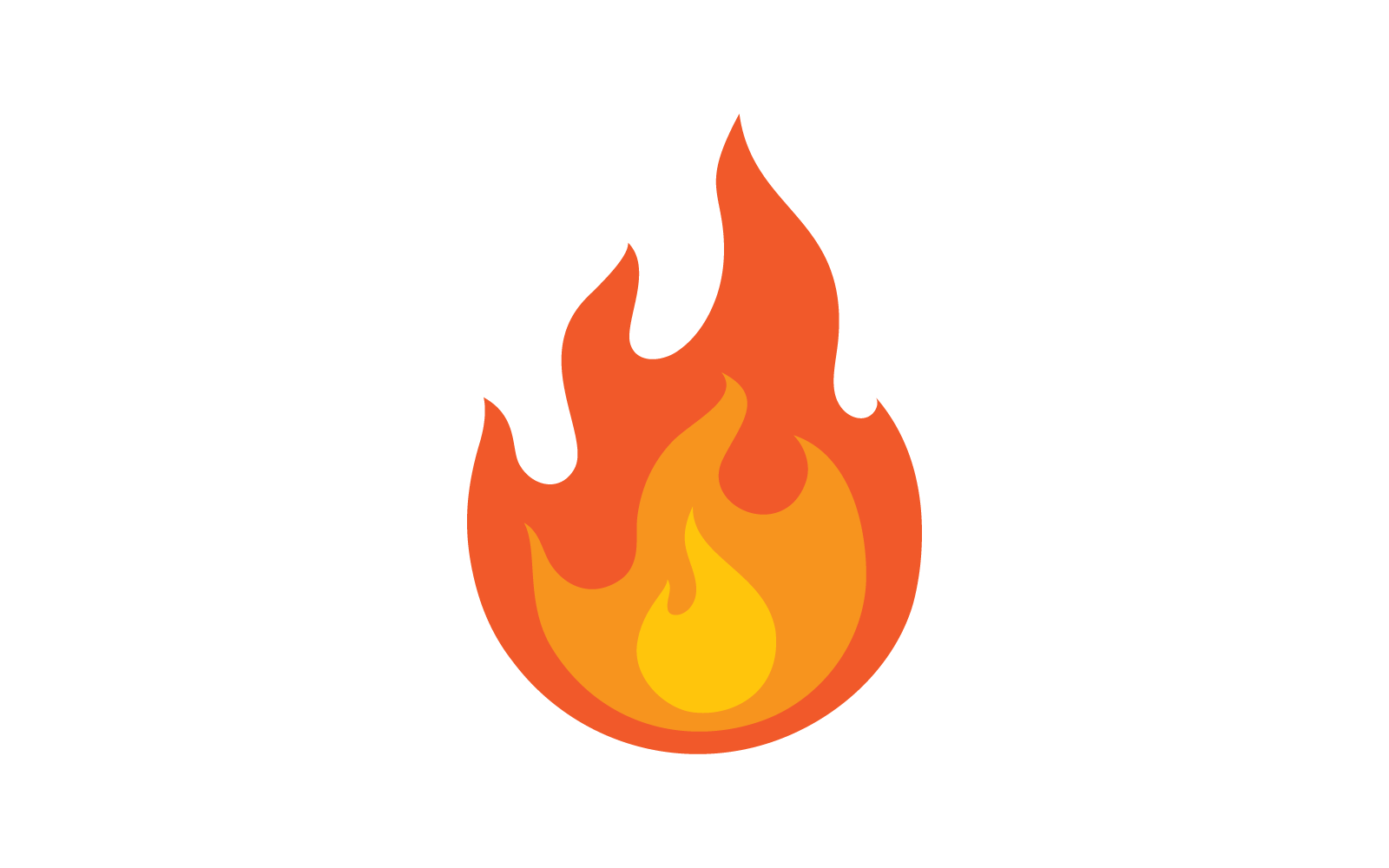 Logo de flamme de feu image vectorielle, illustration du logo du ...