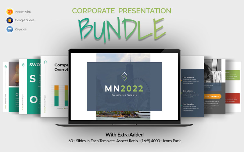 MN Corporate Presentation Bundle PowerPoint Template
