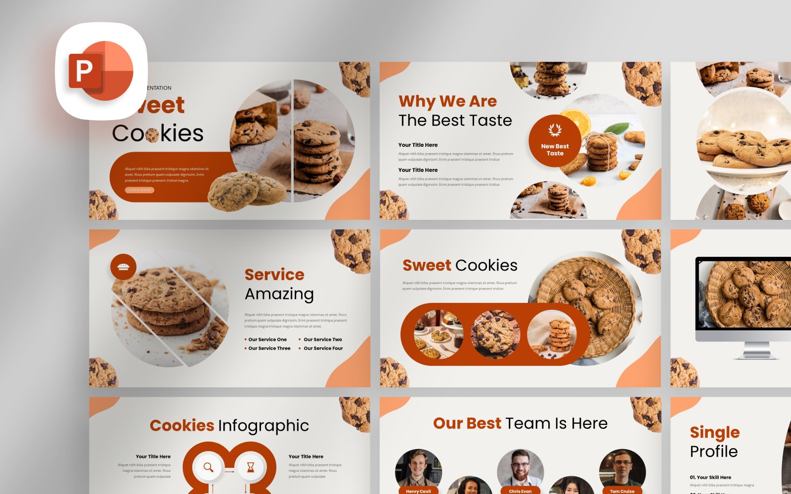 Kit Graphique #397323 Cookies Chocolat Divers Modles Web - Logo template Preview