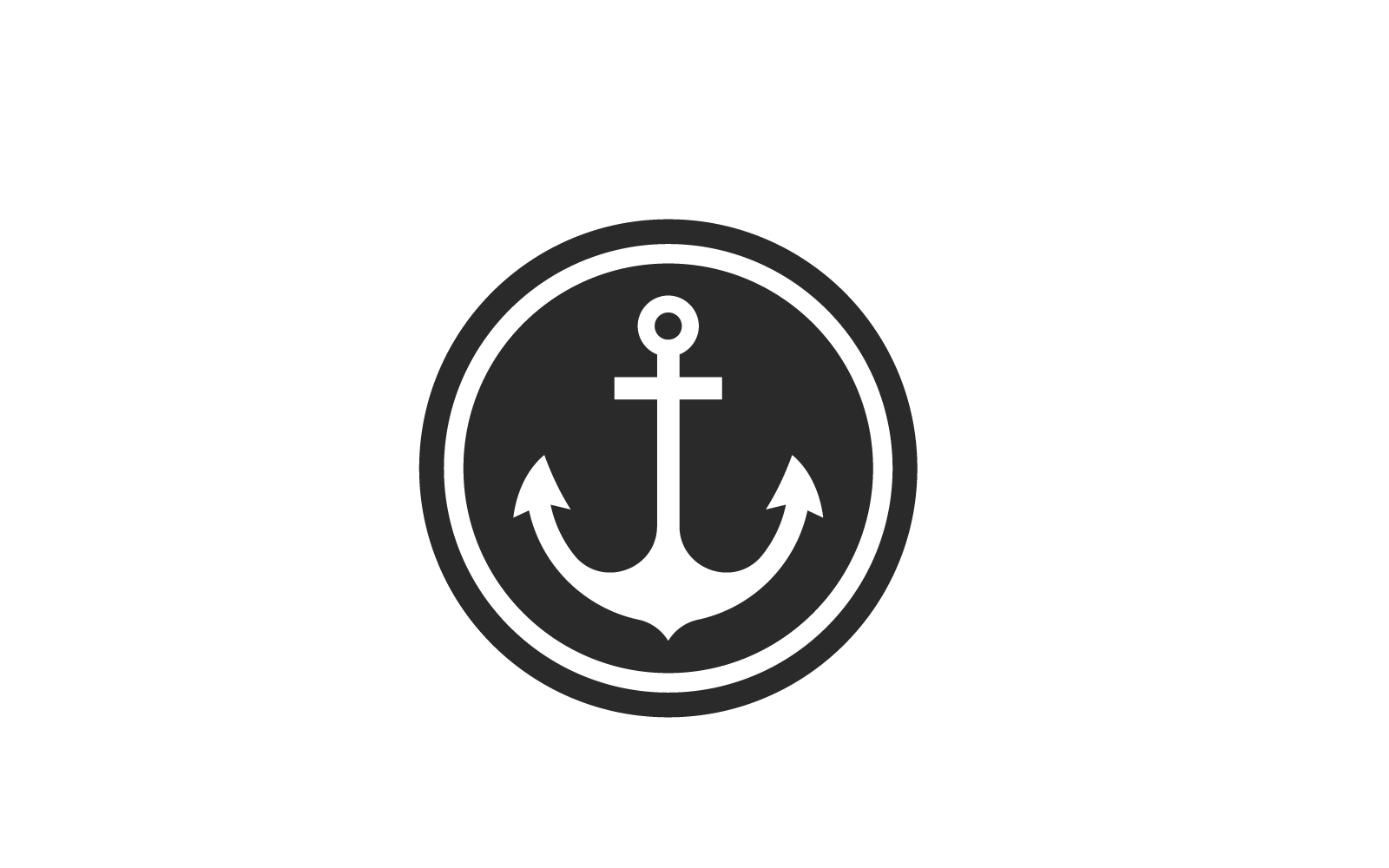 Anker-Design-Vektor-Logo-Illustrationsvorlage