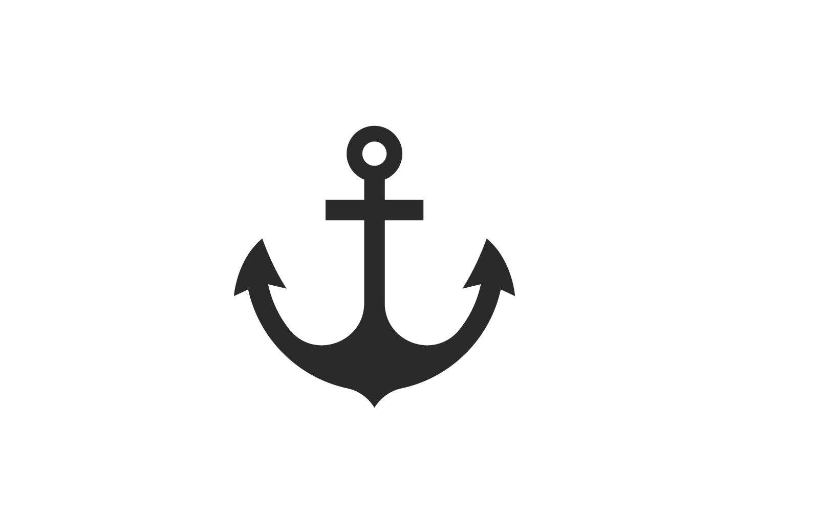Anker-Logo-Design-Vektor-Illustrationsvorlage