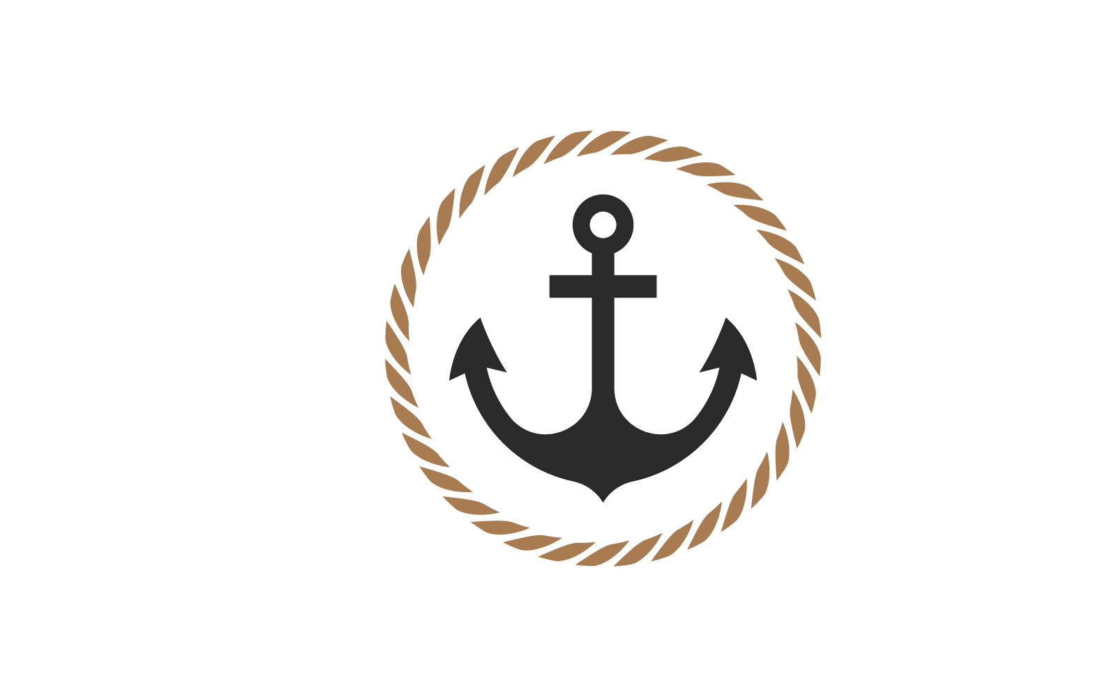 Anker ontwerpsjabloon logo vector illustratie